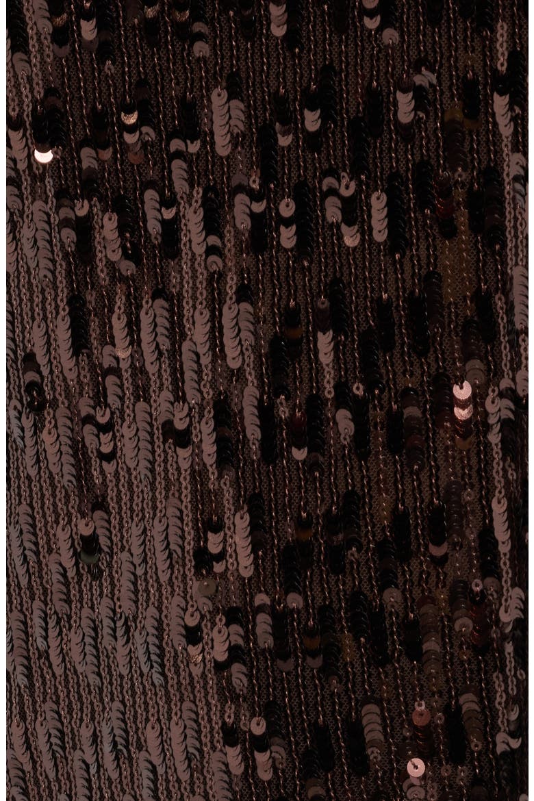 Sequin Short Sleeve Top, Alternate, color, DEEP MAHOGANY