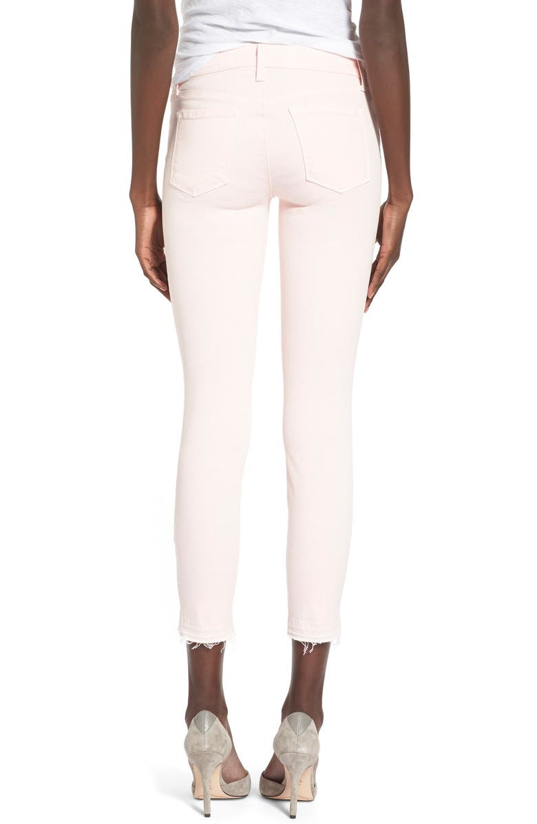 J Brand 'Little Pink Jean' Low Rise Crop Skinny Jeans, Alternate, color, 