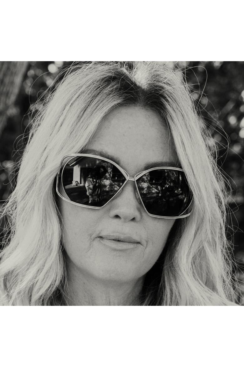 Birdcage | Polarized Sunglasses, Alternate, color, Polished Rose Gold