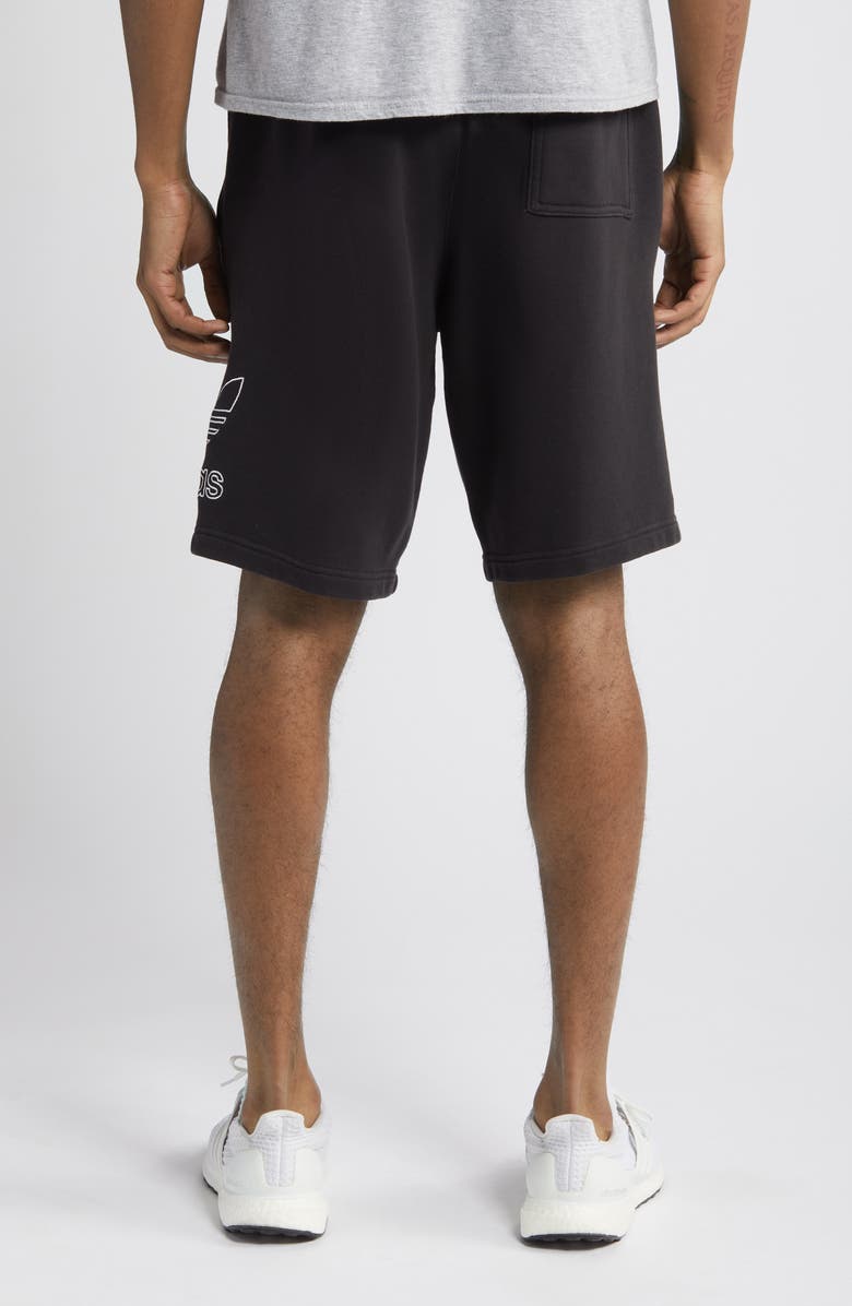 adidas Originals Trefoil Embroidered Sweat Shorts, Alternate, color, 