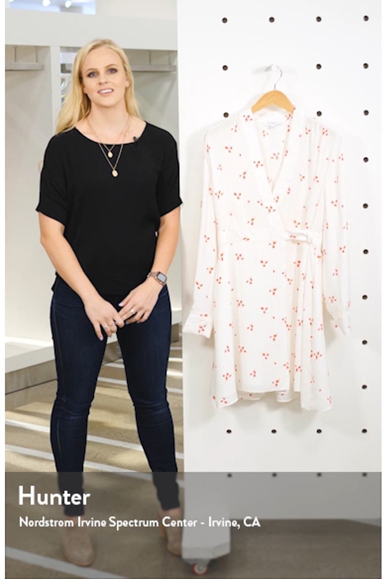 Allaire Long Sleeves Silk Dress video
