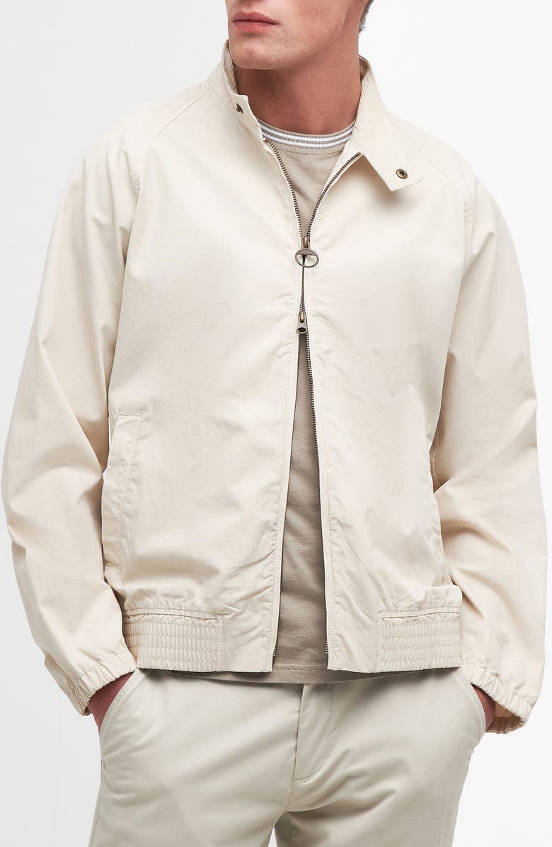 Barbour Royston Cotton Canvas Jacket, Main, color, Rainy Day