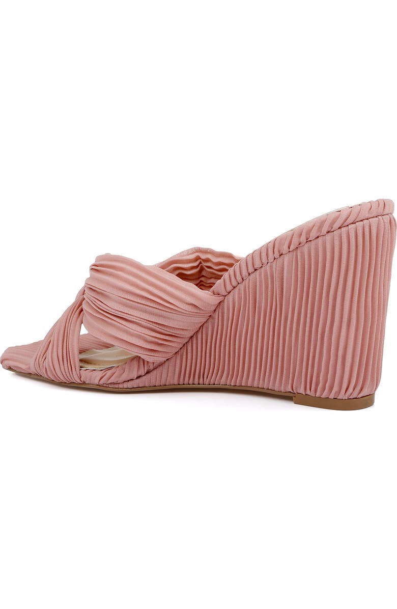 Jewel Badgley Mischka Hype Wedge Slide Sandal, Alternate, color, Rosgld Fab