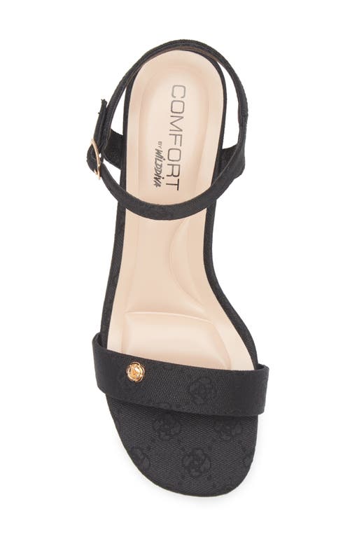 Wild Diva Lounge Laisha Heel Sandal In Black