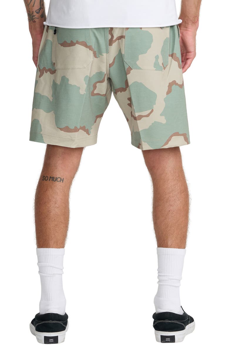 RVCA Brophy Hybrid Shorts, Alternate, color, Khaki Camo