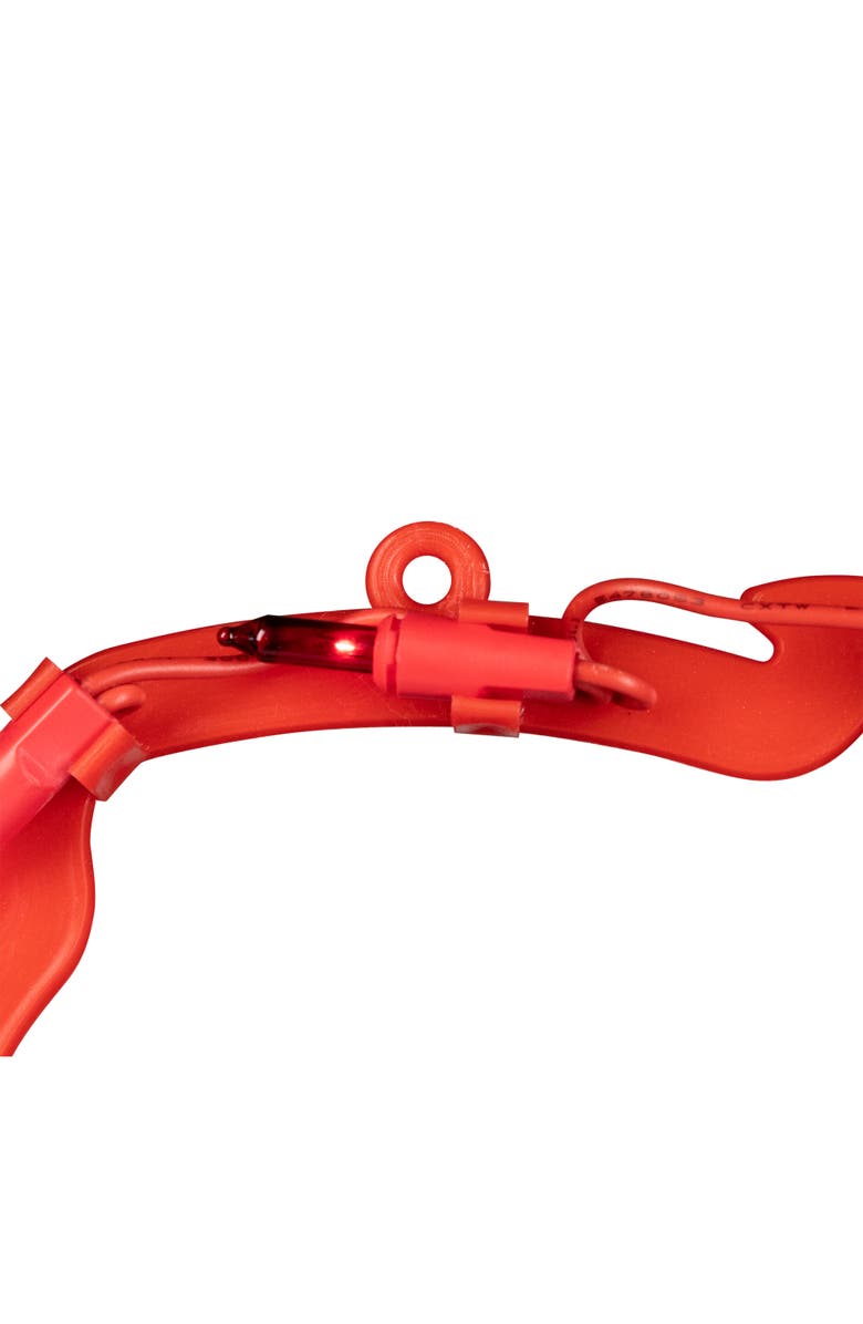 Northlight Lighted Cupid with Heart Valentine's Day Window Silhouette - 17" - Red, Alternate, color, 