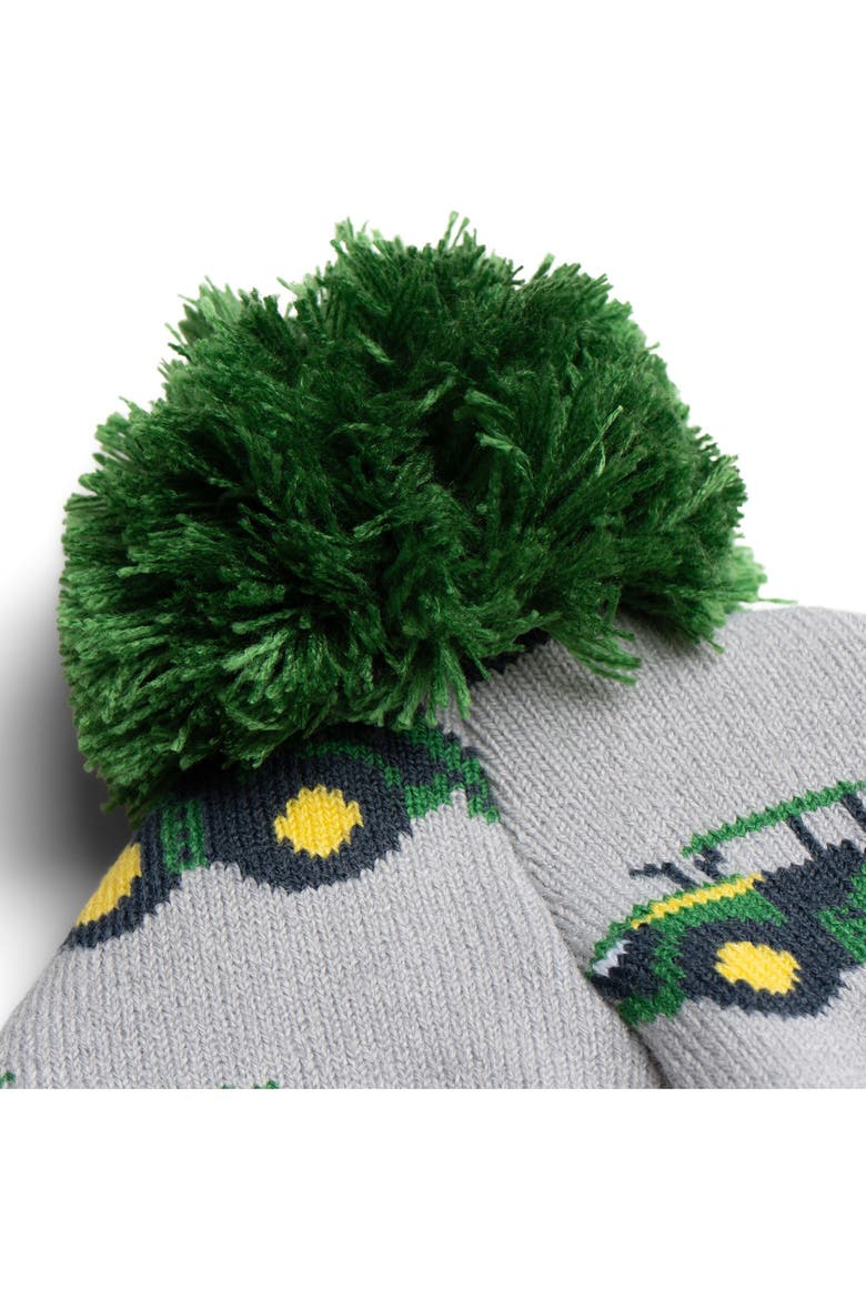 Fleece Lined Beanie Hat, Alternate, color, Cool Gray Green
