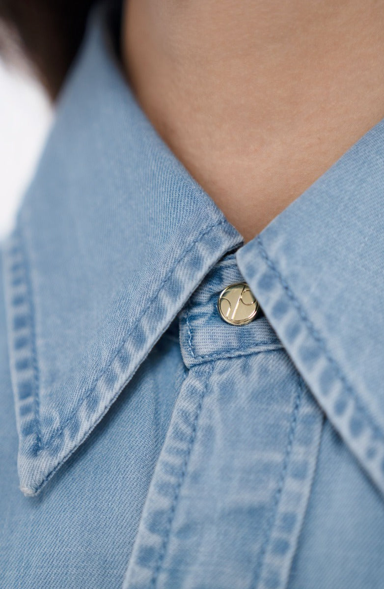 1People-US Louisiana Classic Denim Shirt, Alternate, color, Sky Blue