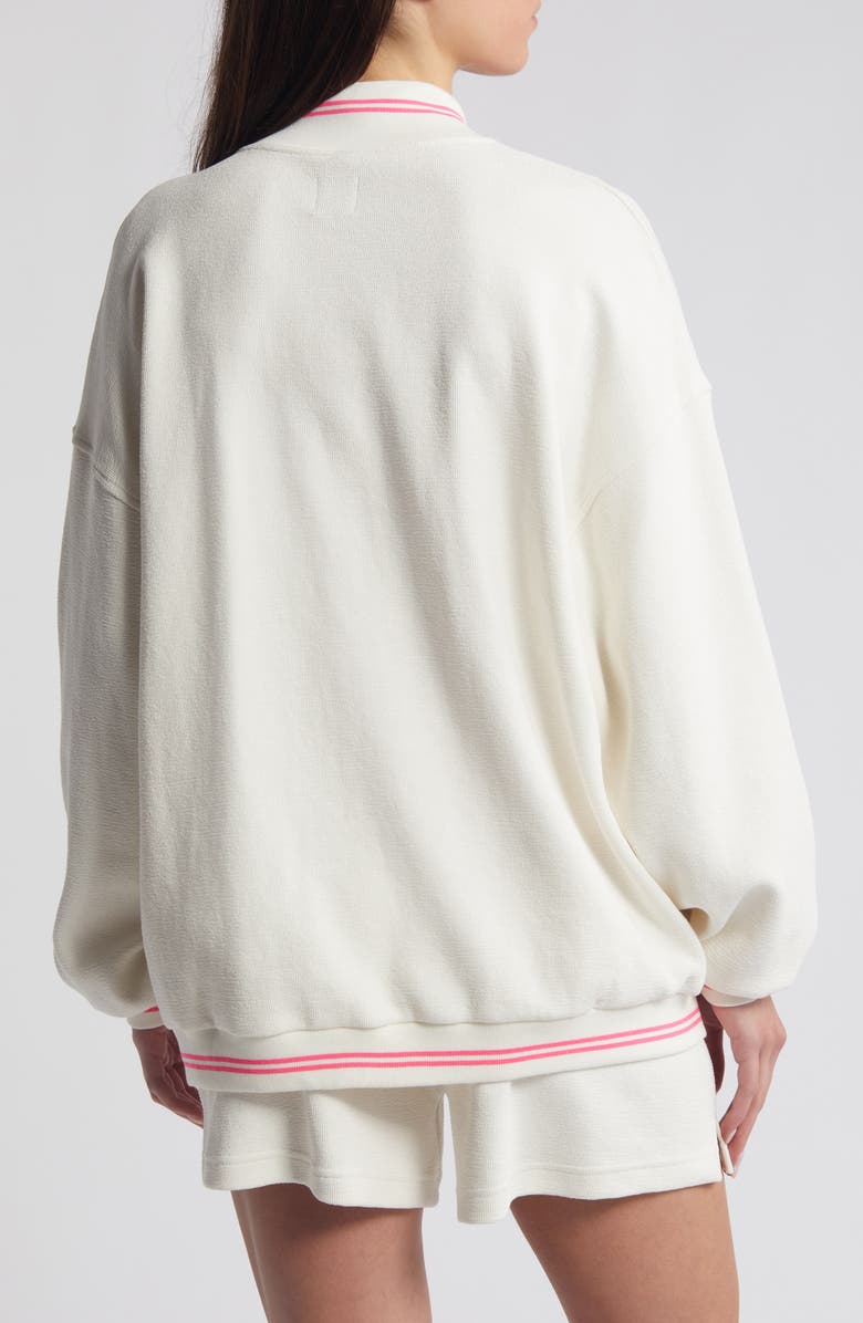 BOYS LIE Cherub University Cotton Henley Graphic Sweatshirt, Alternate, color,