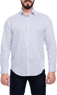 VELLAPAIS Barkson Slim Fit Cotton Dress Shirt