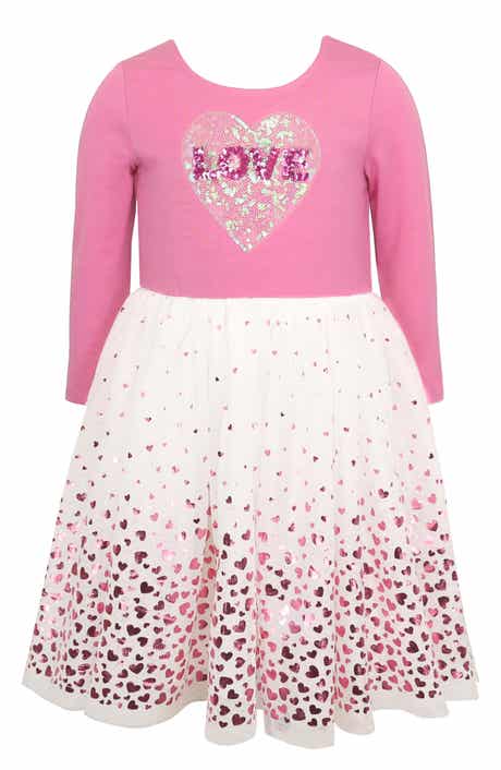 Zunie Kids' Love Sequin Tutu Dress