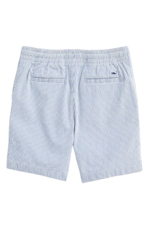 Vineyard Vines Kids' Stripe Cotton Seersucker Drawstring Shorts