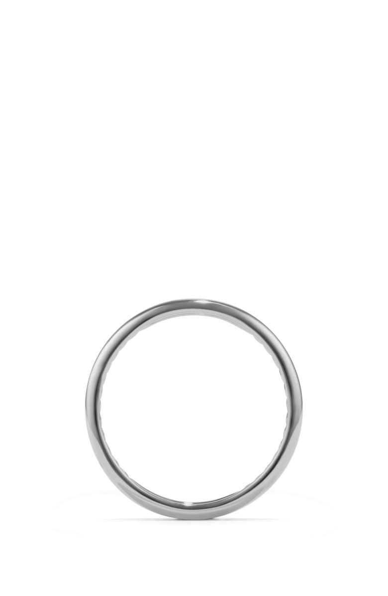 David Yurman Classic Band Ring in Platinum, Alternate, color,