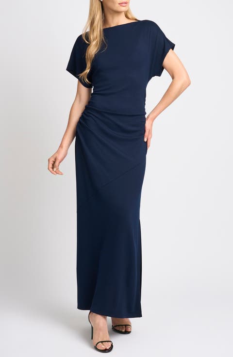 Dolman Sleeve Midi Dress