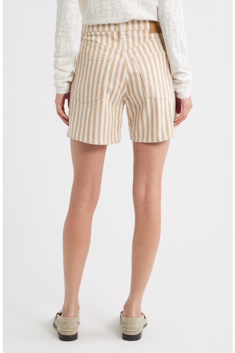 Kaia Stripe Shorts, Alternate, color, TANSTRIPE