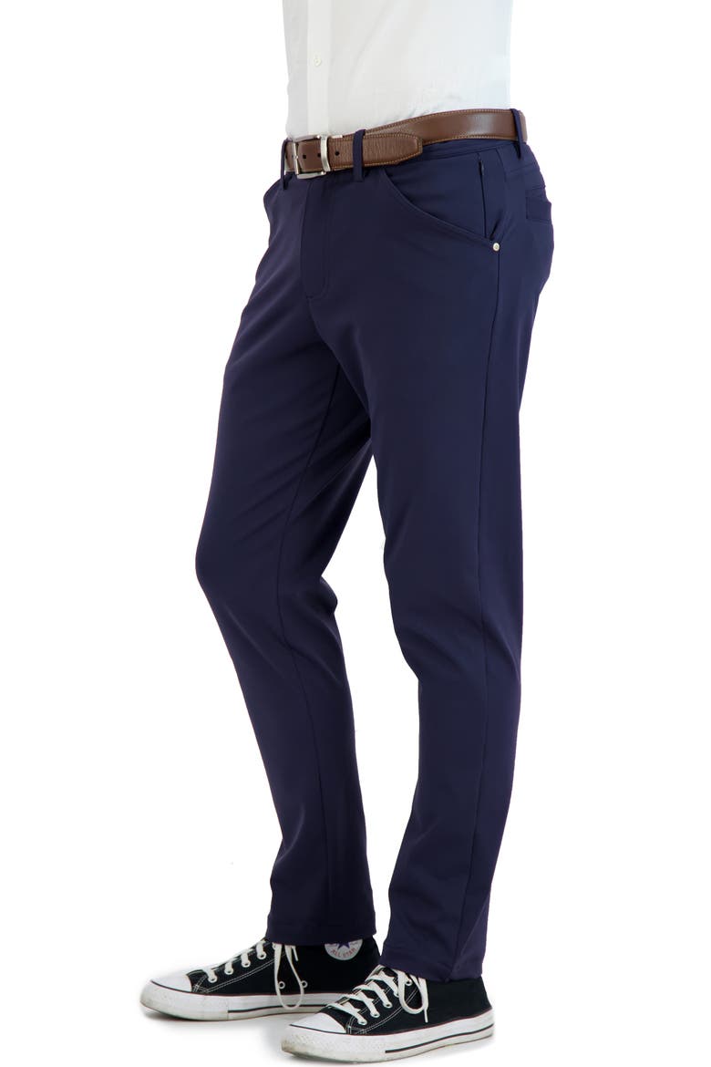 Business Casual Pants, Alternate, color, NAVY
