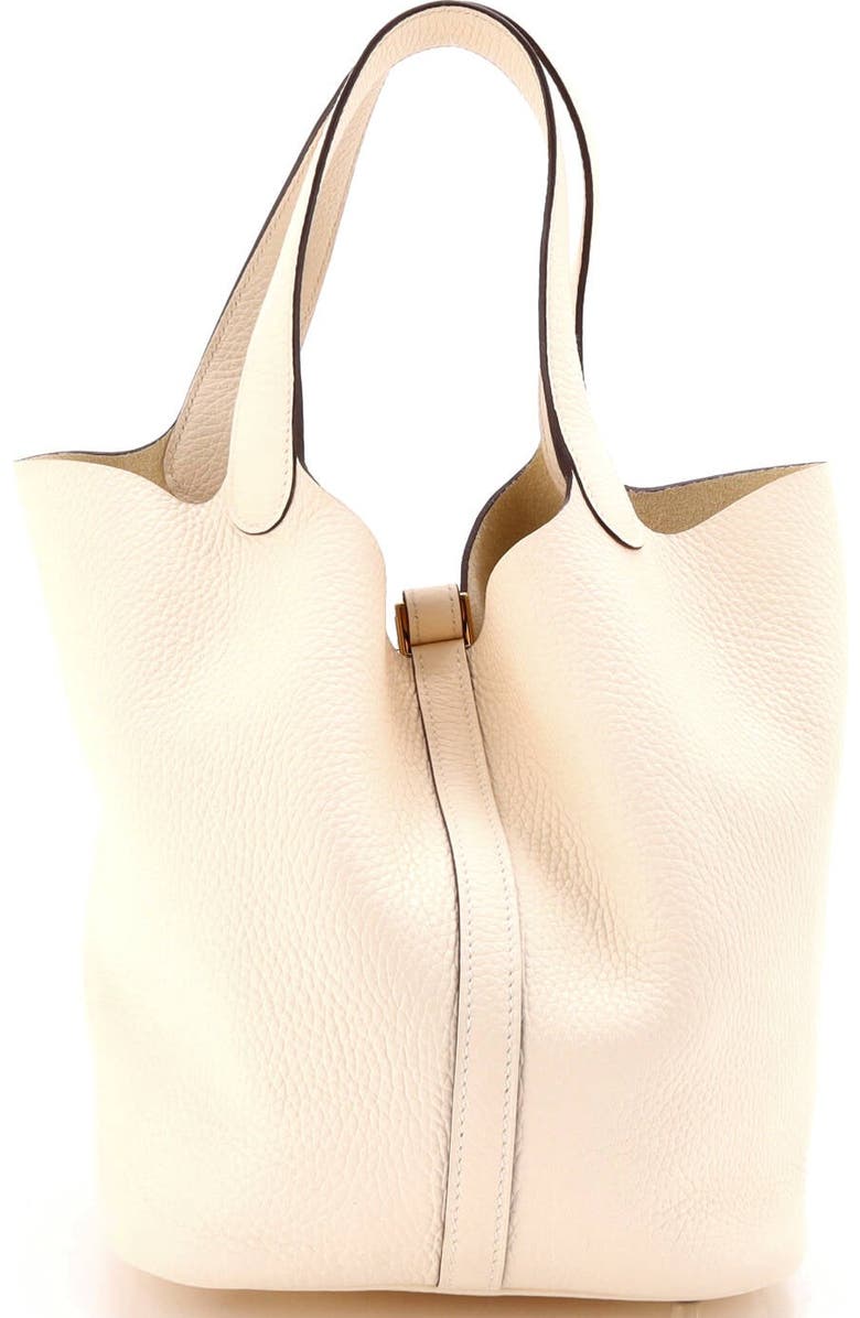 Pre-Owned Hermes Picotin Lock Bag Clemence MM, Alternate, color, Nata