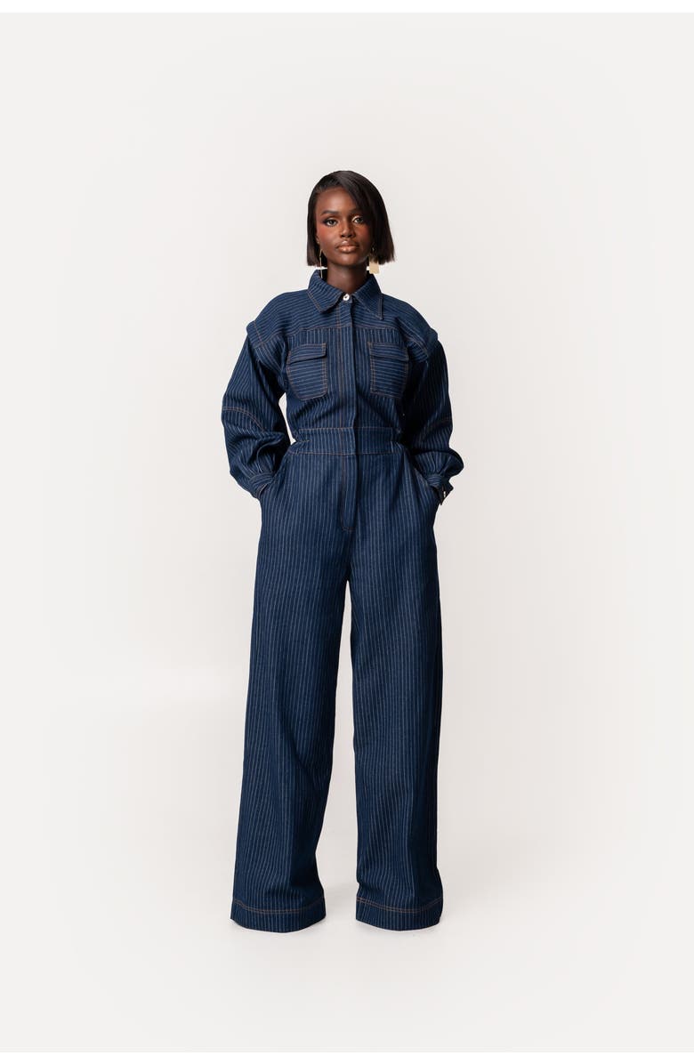 OFUURE Jakki Jumpsuit, Alternate, color, Denim