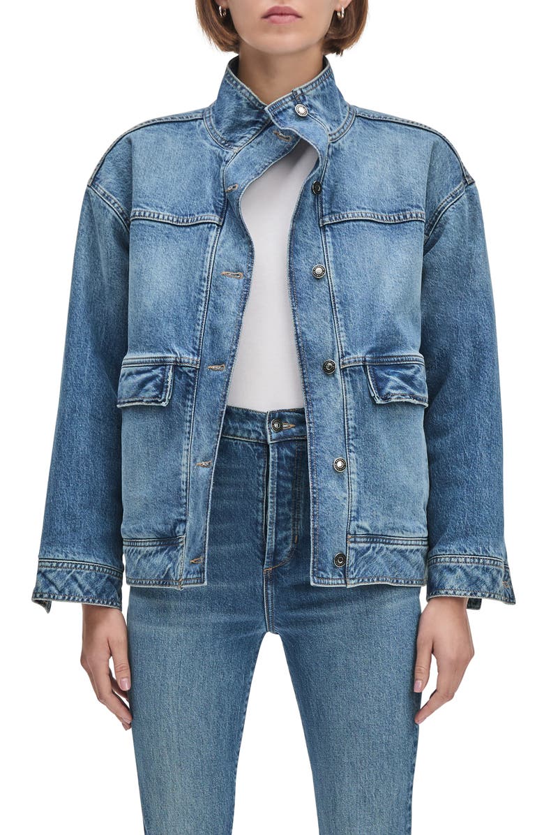 Favorite Daughter The Margot Denim Jacket, Alternate, color, Beacon