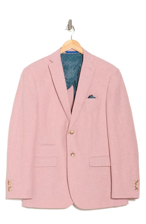 Gino Vitale Slim Fit Solid Linen Blend Blazer