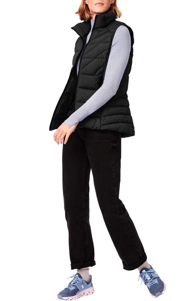 Bernardo Water Resistant Packable Puffer Vest, Alternate, color, 