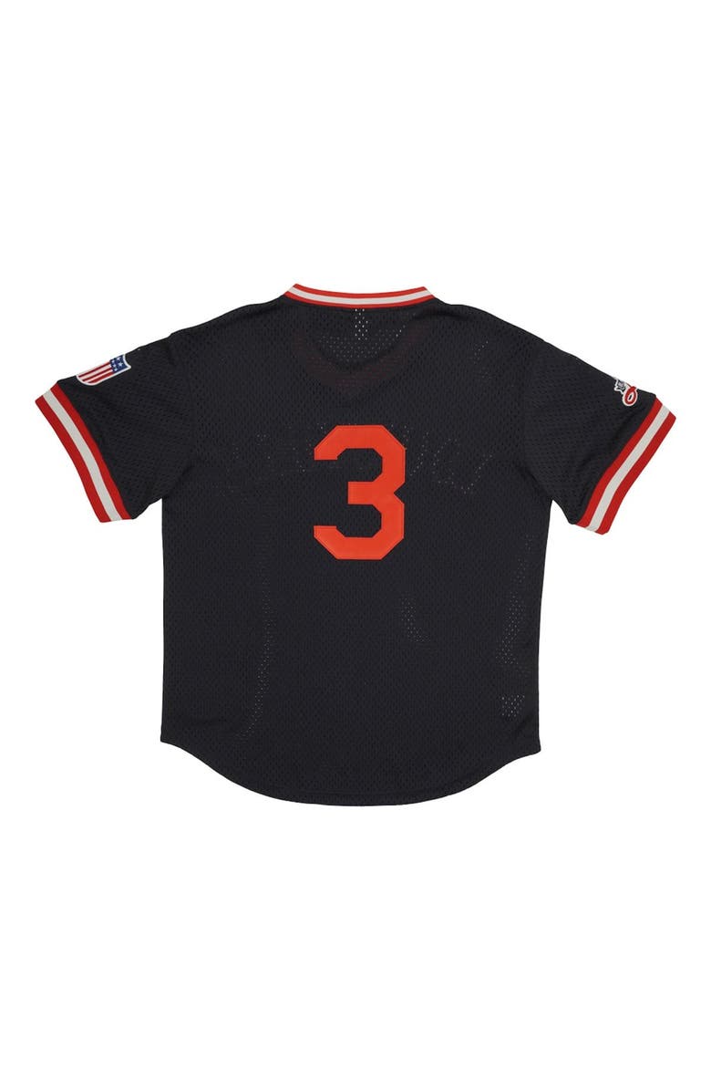 RINGS & CRWNS Men's Rings & Crwns #3 Black Louisville Black Caps Mesh Replica V-Neck Jersey, Alternate, color, Black