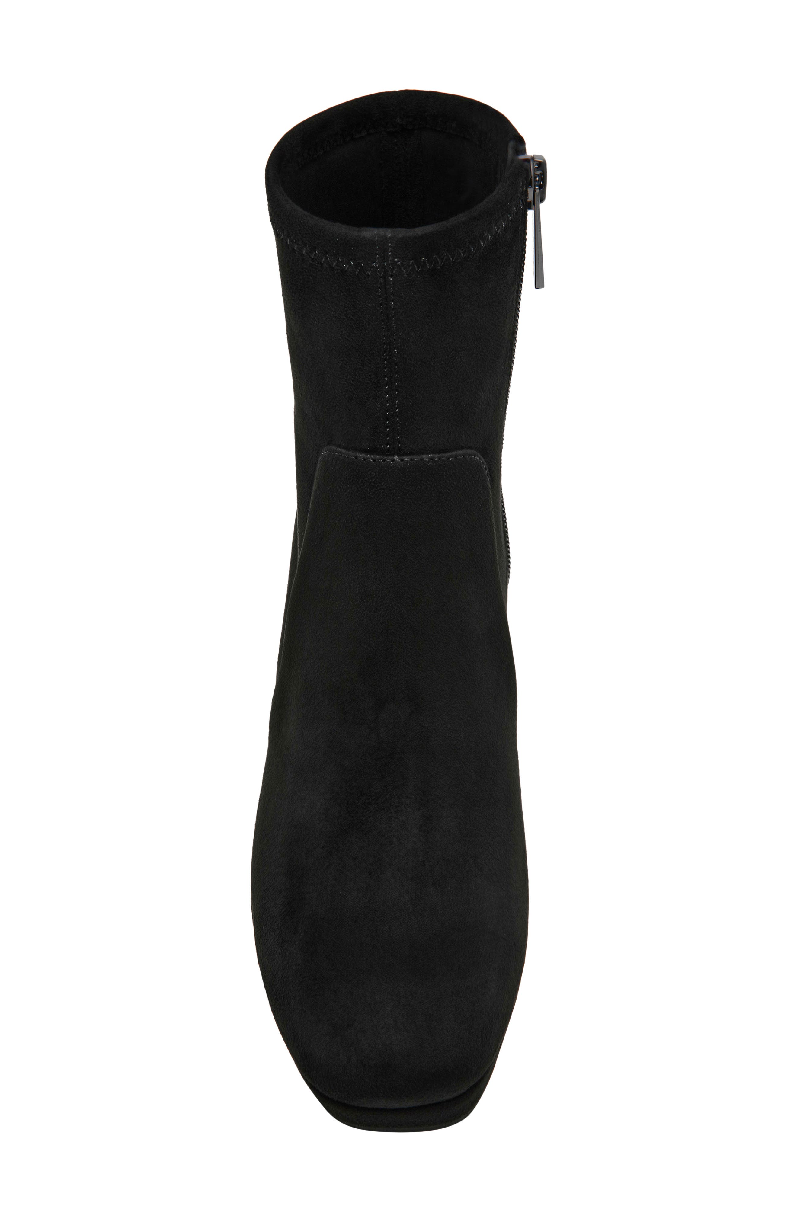 Main Sock Bootie, Alternate, color, BLACK MICRO SUEDE