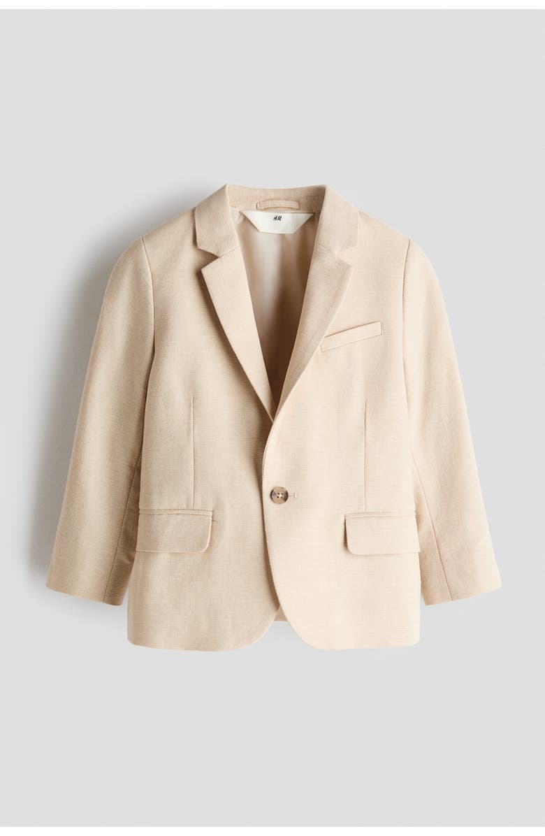 H&M Single-breasted Jacket, Main, color, Light Beige