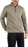 TailorByrd Quilted Quarter Zip Pullover