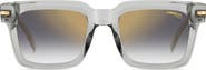 Carrera Eyewear 52mm Rectangular Sunglasses