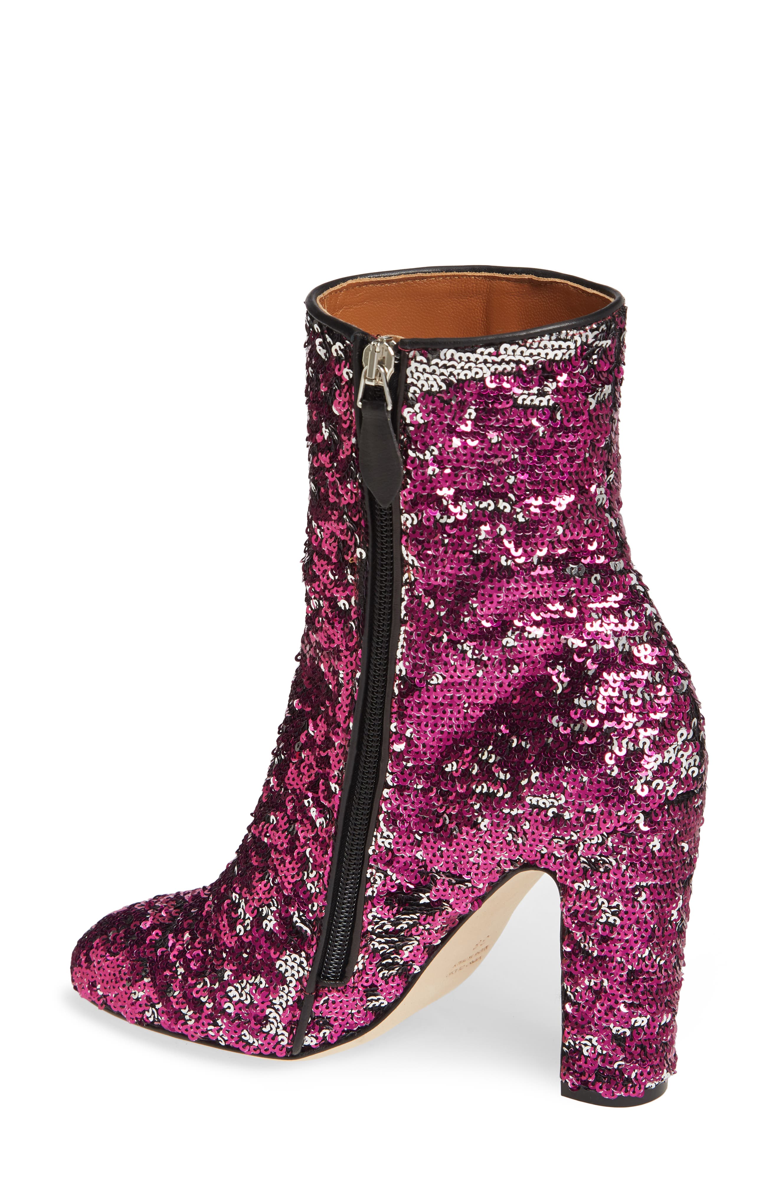 Paris Texas Reversible Sequin Bootie, Alternate, color, 