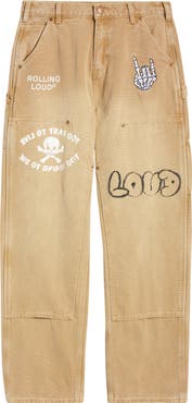 Rolling Loud Notebook Cotton Blend Work Pants