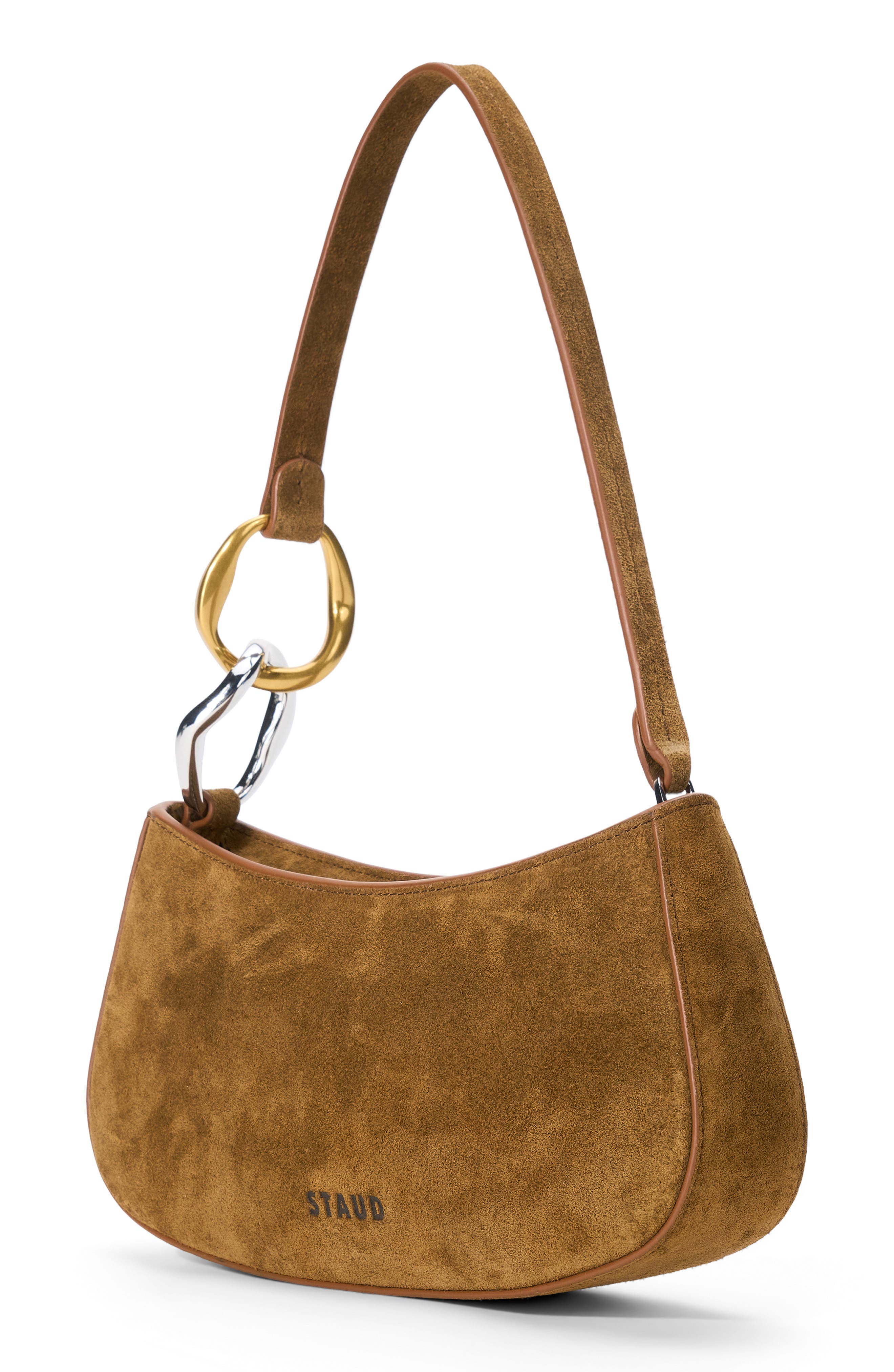 Ollie Leather Shoulder Bag, Alternate, color, CIGAR