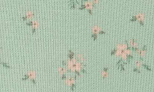 Honeydew Road Trip Long Sleeve Crop Pajama Top In Blue