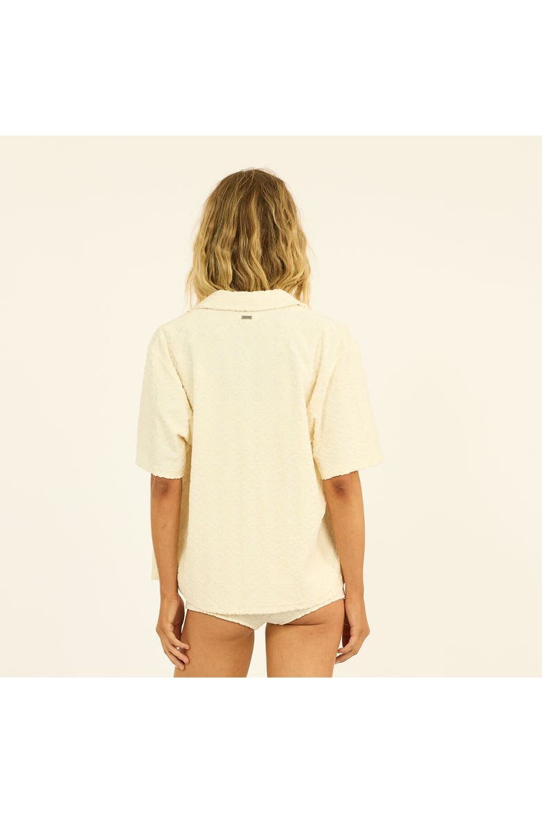Vibe Check Short-Sleeve Terry Knit Top - Women's, Alternate, color, Sea Salt