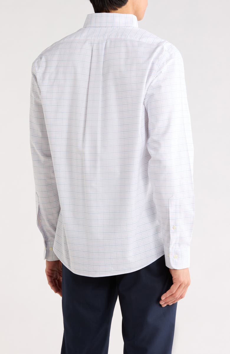 Brooks Brothers Regular Fit Check Button-Down Shirt, Alternate, color, Multi Stripe