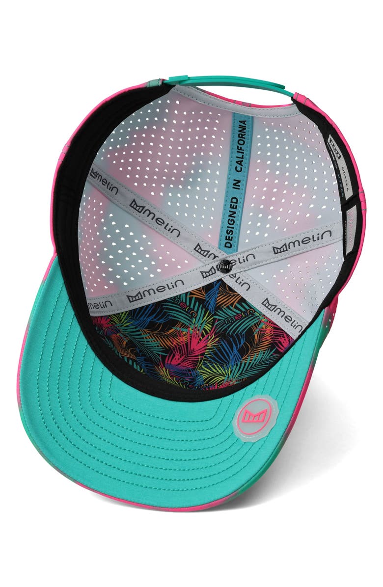 Melin Hydro Odysea Neon Tie Dye Hat, Alternate, color, Neo Pink