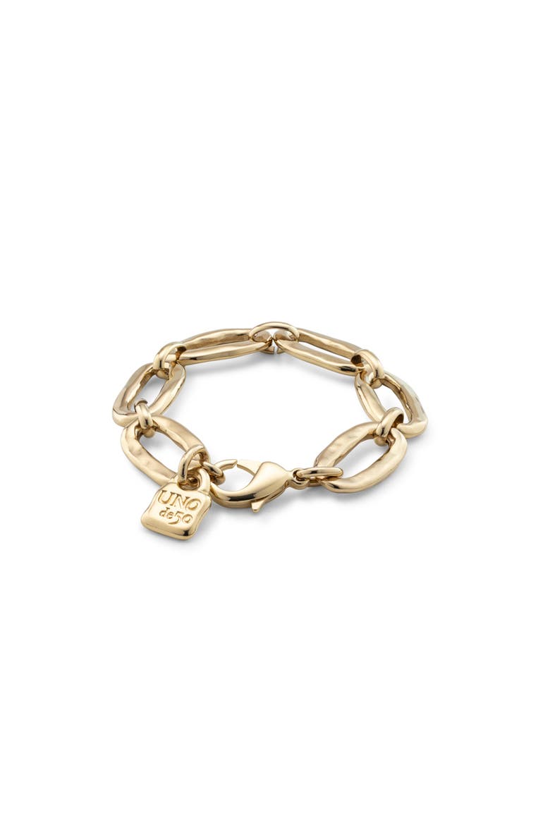 Oval Link Bracelet, Alternate, color, Gold