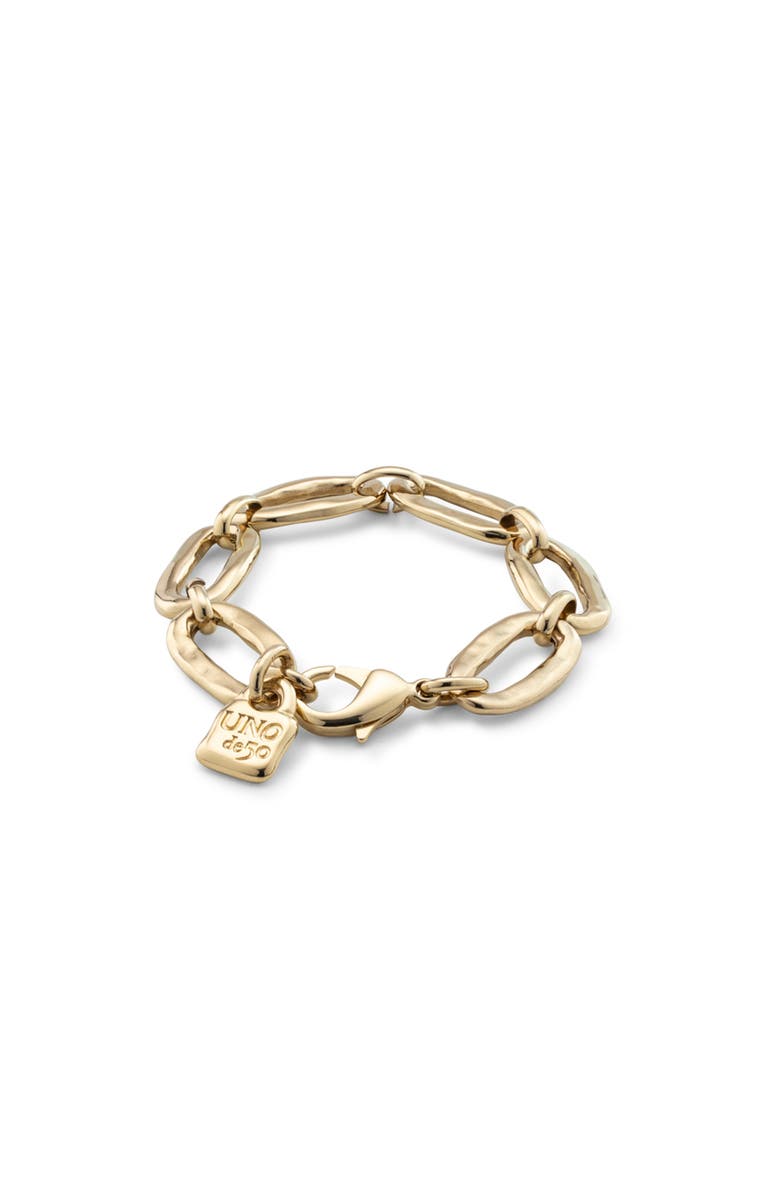UNODE50 Oval Link Bracelet, Alternate, color, Gold