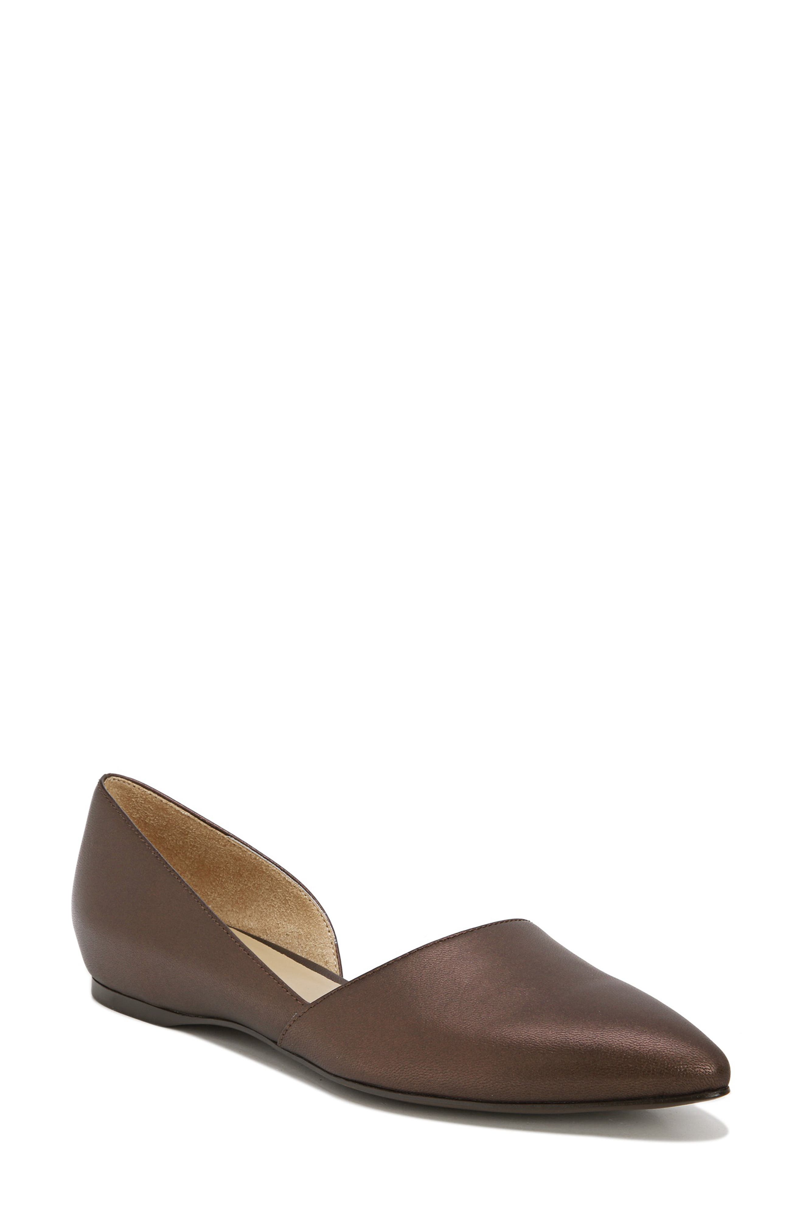 Samantha 2 Flat, Main, color, MOCHA PEARL LEATHER