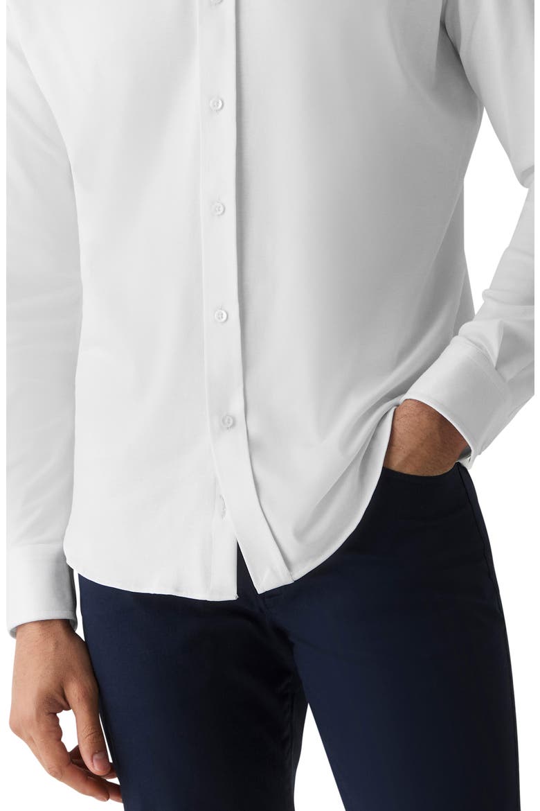 Omaha Brrr° Performance Knit Button-Up Shirt, Alternate, color, ARCTIC