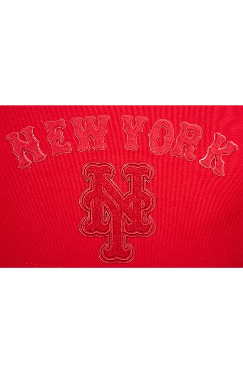 PRO STANDARD Men's Pro Standard New York Mets Triple Red Classic Shorts, Alternate, color, Red