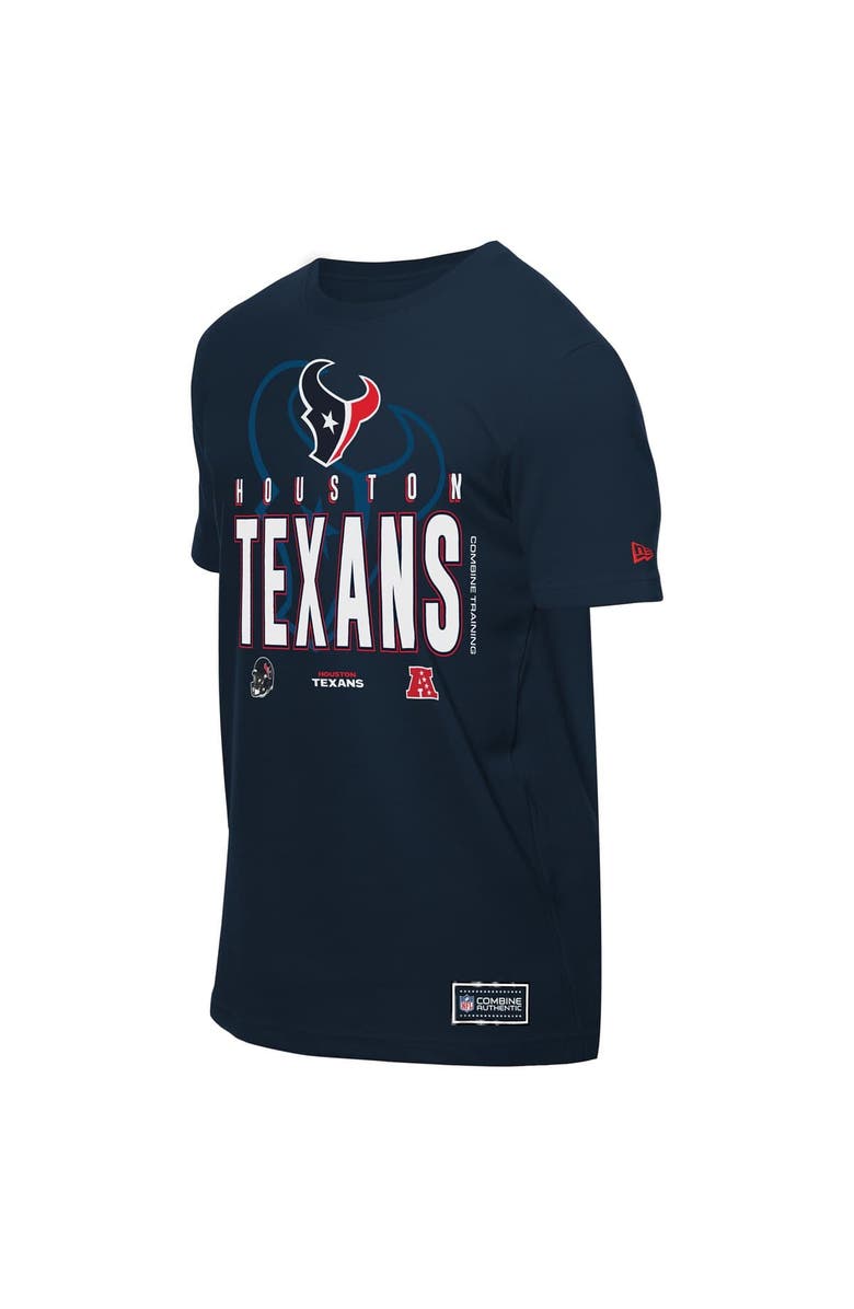 New Era Men's New Era Navy Houston Texans 2025 NFL Training Camp T-Shirt, Alternate, color, Navy