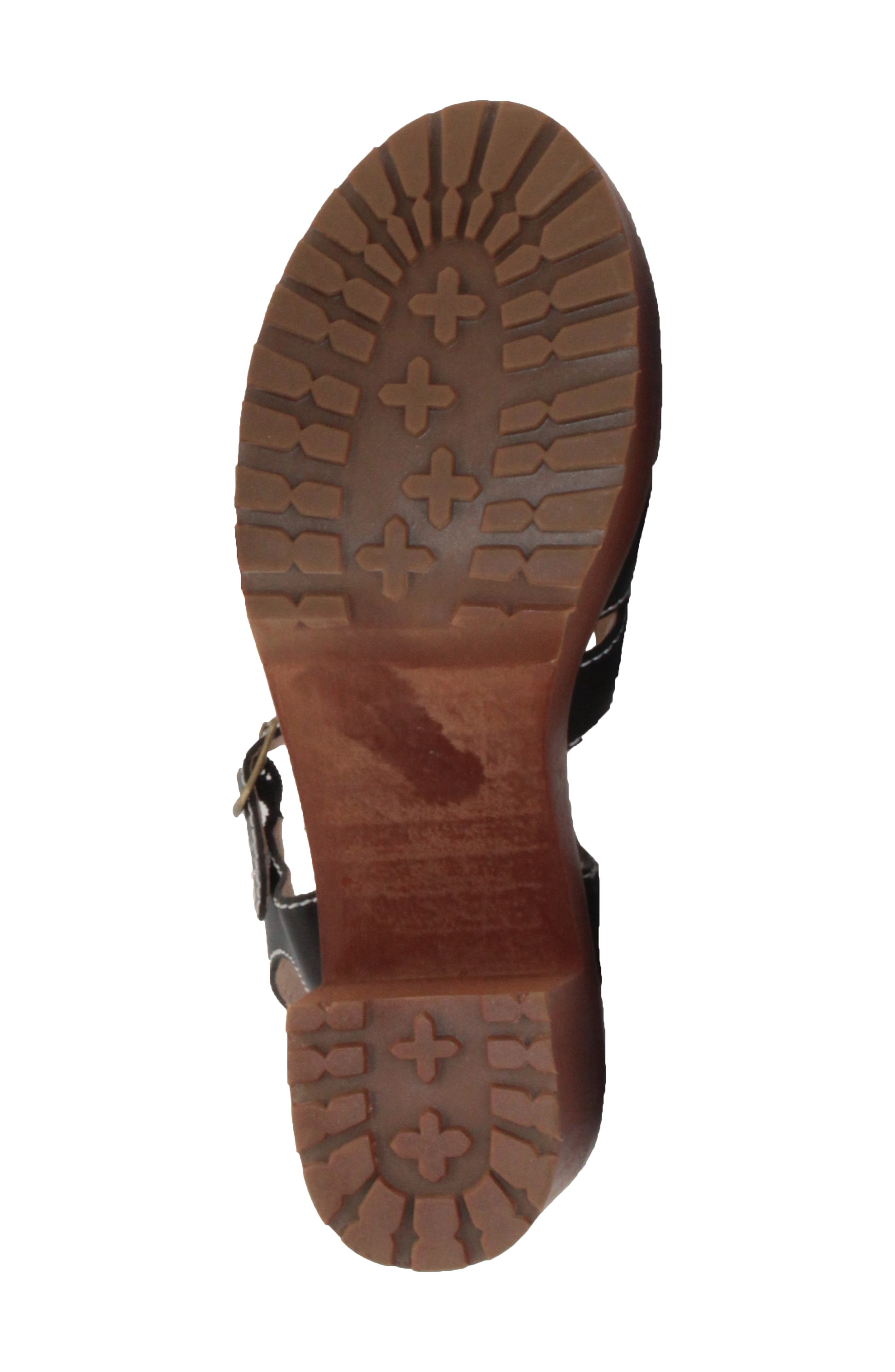 Sbicca Oakdale Clog Sandal, Alternate, color, Black Leather