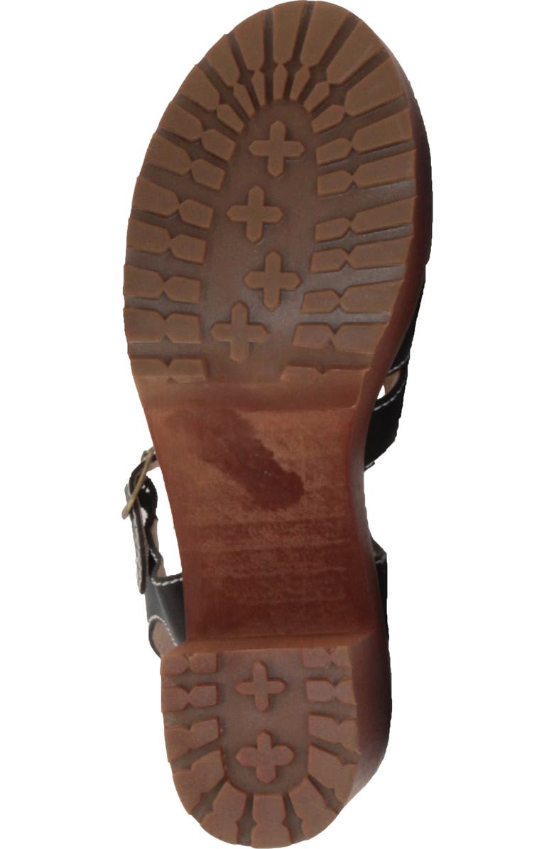 Sbicca Oakdale Clog Sandal, Alternate, color, Black Leather