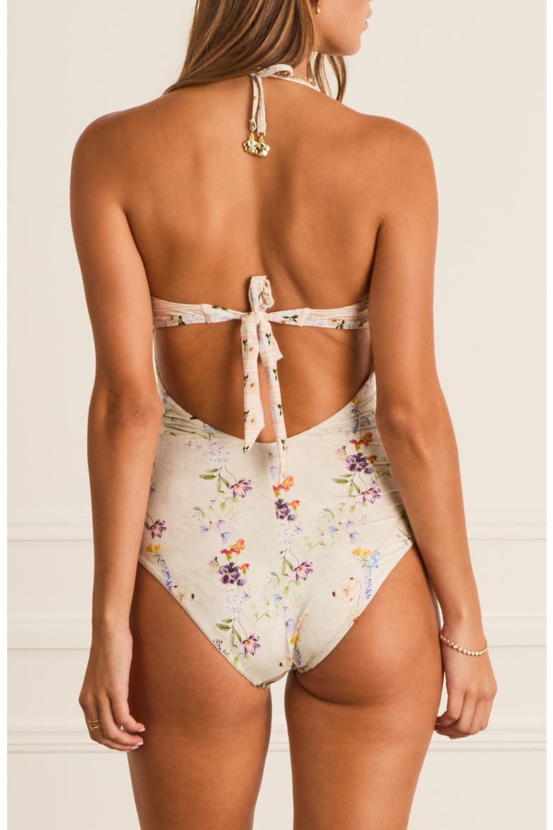 Moonflower Bridget One Piece, Alternate, color, White