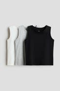 H&M 3-pack Cotton Vest Tops