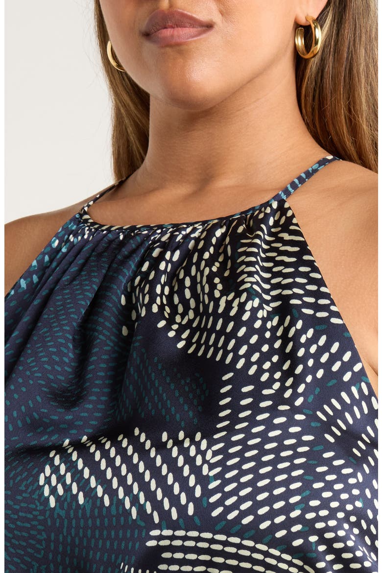 Kirby Geometric Wide Leg Jumpsuit, Alternate, color, NAVY-CREAM