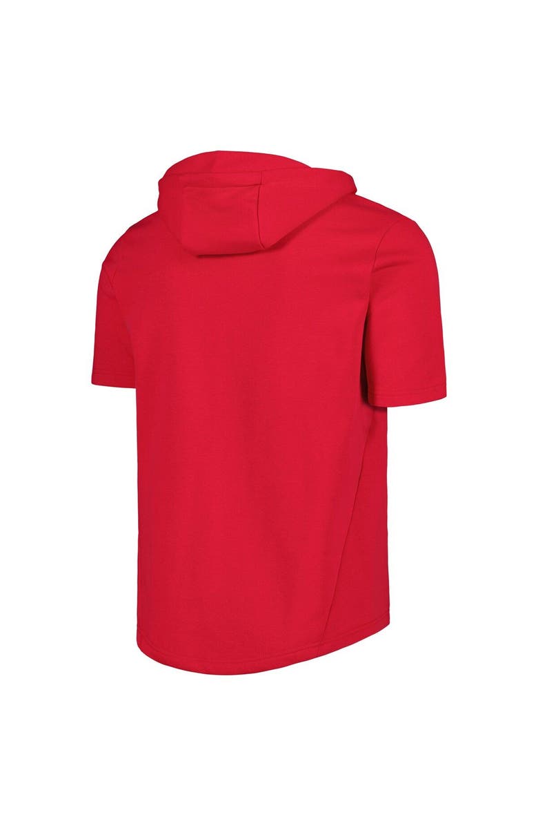 LEVELWEAR Men's Levelwear Red St. Louis Cardinals Recruit Full-Zip Short Sleeve Hoodie, Alternate, color, Red