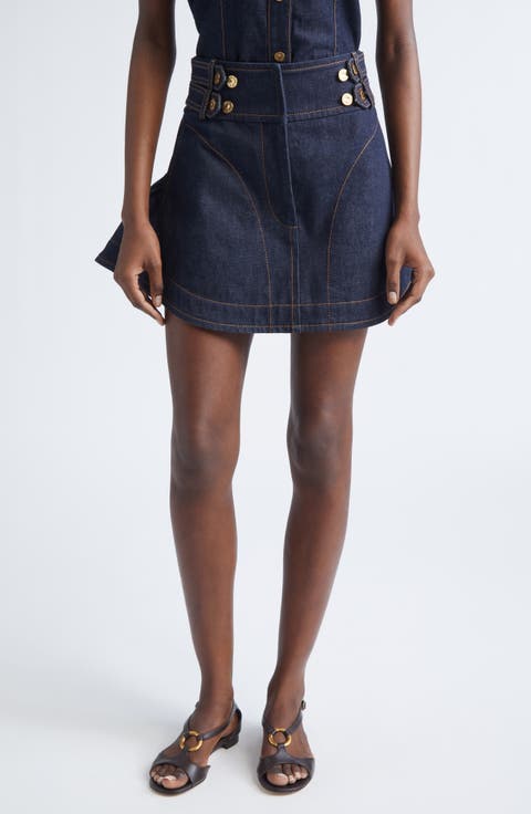Denim Miniskirt (Regular & Petite)